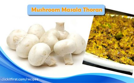 Mushroom Masala Thoran